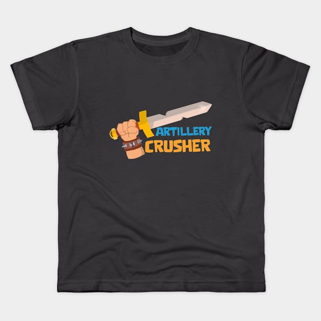 Artillery Crusher Kids T-Shirt by Marshallpro